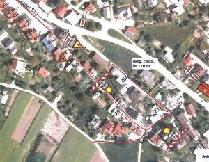 Zgornje Pirniče S15 in S15-1 - trasa